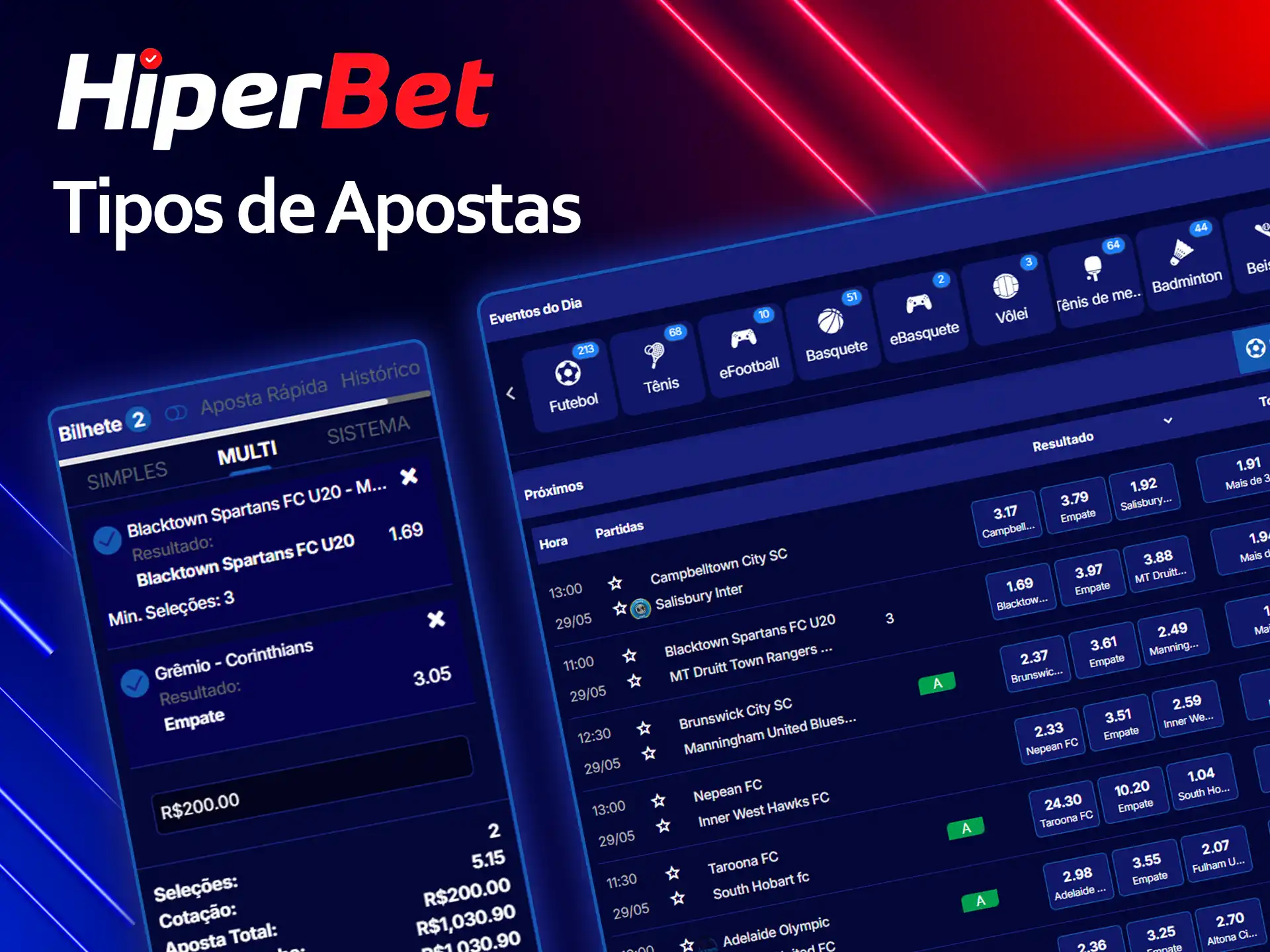 Conheça os tipos de apostas na Hiperbet.